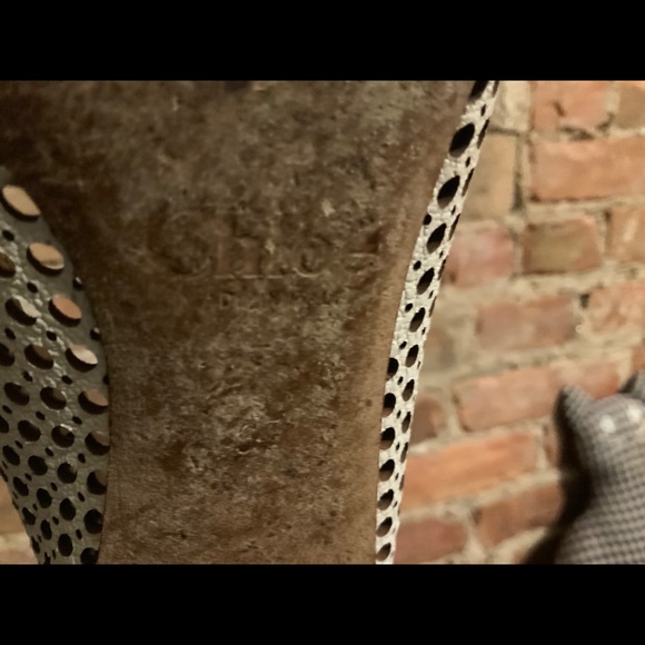 Chloé Lauren Ballet Flats White Perforated Leather - Picture 6 of 7